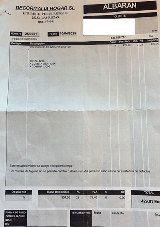 Somier Eléctrico Articulado 90x190