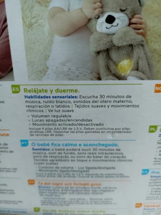 Peluche Nutria Fisher-Price Música Sueño