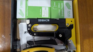 Grapadora Kohree 3 en 1 Manual Clavos y Grapas