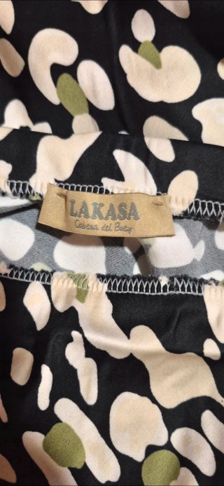 Falda midi estampada