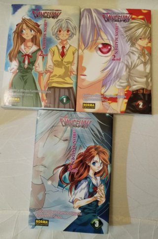 Neon Genesis Evangelion: The Iron Maiden 1,2,3