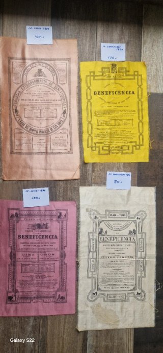 Carteles Toros Beneficencia Madrid