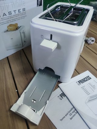 Tostador - Princess, 142613 SIMPLY Blanco TOASTER