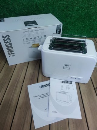 Tostador - Princess, 142613 SIMPLY Blanco TOASTER
