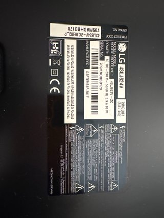 TV LG Negra