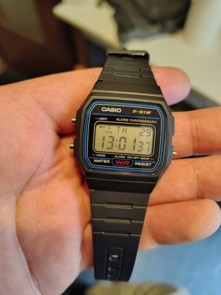 Orologio Casio F-91W Vintage