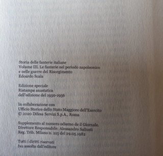 Volume III Storia delle fanterie italiane esercito