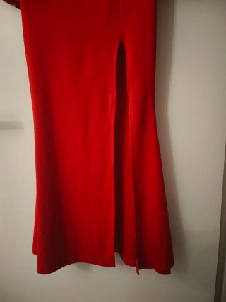 Vestito donna lungo rosso