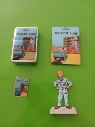 Conjunto Tintín Objetivo Luna