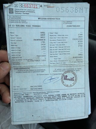 Opel Frontera 1998