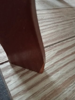 Portariviste vintage legno e paglia di Vienna