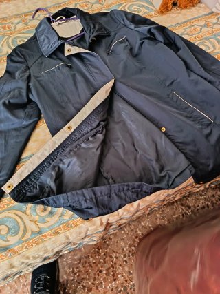 Chaqueta Punto Roma azul mujer