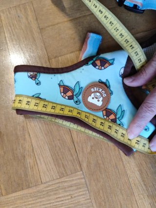 Arnés para perro Dukier S con tortugas