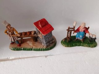Statuine presepe diorama