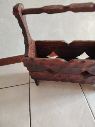 Portariviste in legno massiccio