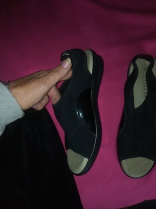 Sandalias Pitillos Mujer Talla 40 Negras