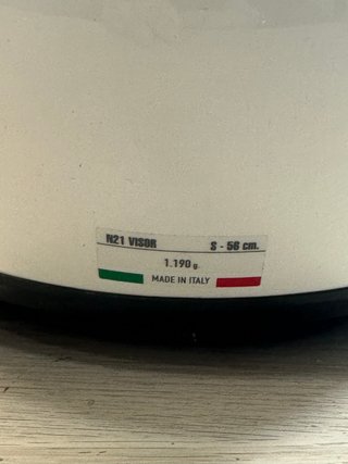 NOLAN  casco  N21 Visor 06 Classic 305 S, Color Blanco
