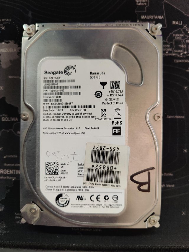 Lotto 4 Hard Disk Interni PC 3,5 500GB Testati