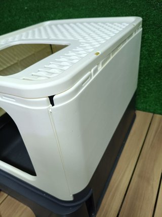 Feandrea Arenero para Gatos, Caja Arena con Bandej