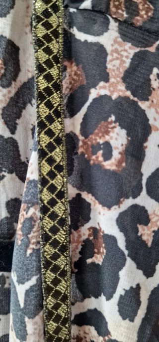 Kimono Estampado Leopardo Talla Única
