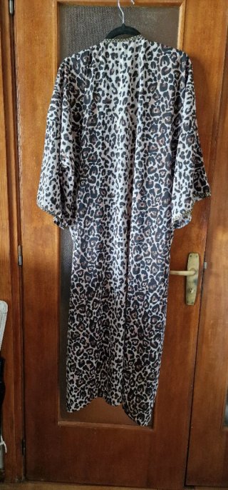 Kimono Estampado Leopardo Talla Única