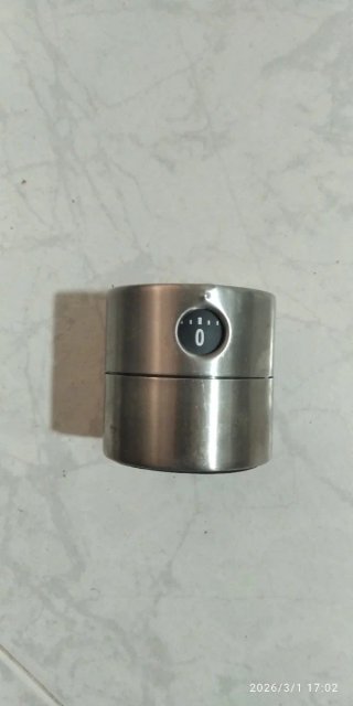 Temporizador de cocina metálico