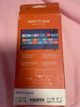 Reproductor multimedia DQ03 TV Stick 4K