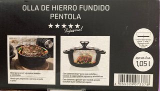 Olla de hierro fundido Ernesto 1,05 L