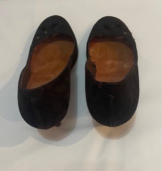Zapatos tacón ante marrón oscuro 38