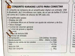 G112644-0 Karaoke Ltc Star4-Mkii Set 2x75W