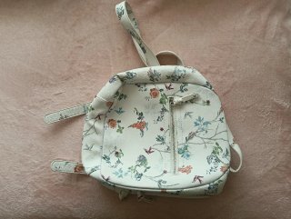 Mochila floral multicolor