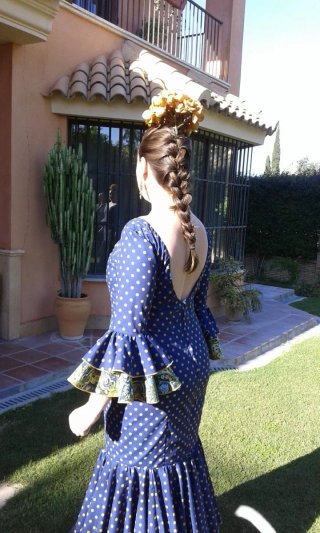Traje Flamenca Talla 44 Casero
