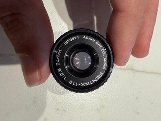 Pentax Auto 110 + 2 Lentes + Flash(con estuche)