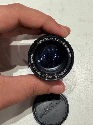 Pentax Auto 110 + 2 Lentes + Flash(con estuche)