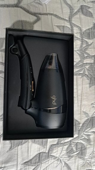 Secador de viaje ghd negro