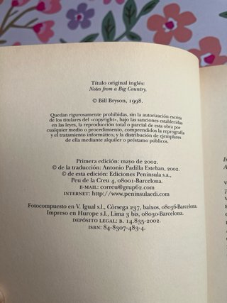 Historias de un gran país - Bill Bryson