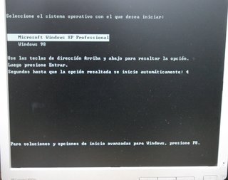 Ordenador Retro AMD W98/XP Multiboot