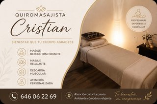 Quiromasajista/estudiante de fisioterapia