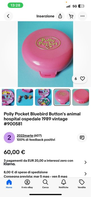 Polly Pocket Vintage Rosa