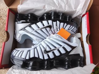 Zapatillas Nike Shox TL Plata negro y Blanco