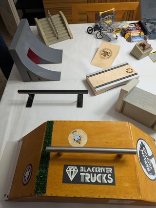 Rampas Fingerboard Blackriver teckdeck skate