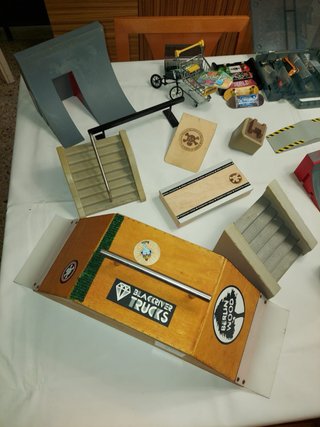 Rampas Fingerboard Blackriver teckdeck skate