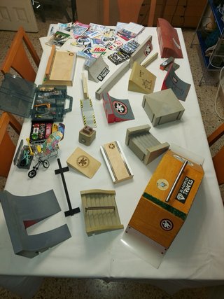 Rampas Fingerboard Blackriver teckdeck skate
