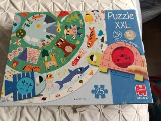 Lote de juegos de mesa y puzzles infantiles
