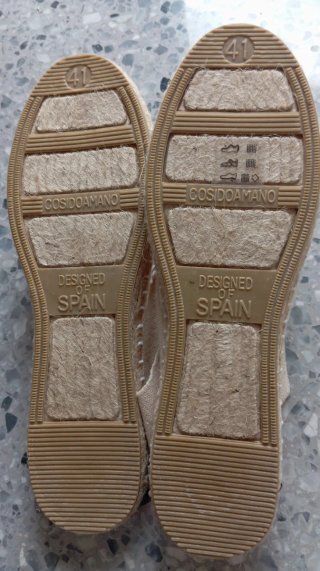 Alpargatas Esparto Hombre Beige sí estrenar.