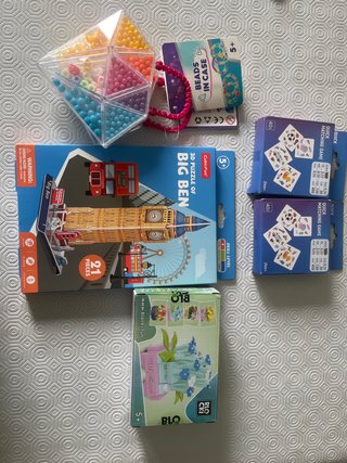 Lote de juegos: Big Ben, Blo, Beads