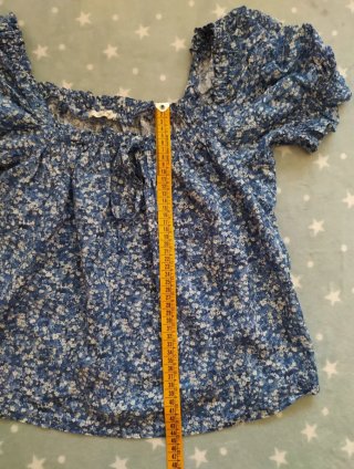 Blusa eseOese romántica flores Talla M