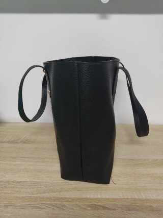Bolso Grande Negro Piel sintética Cocodrilo
