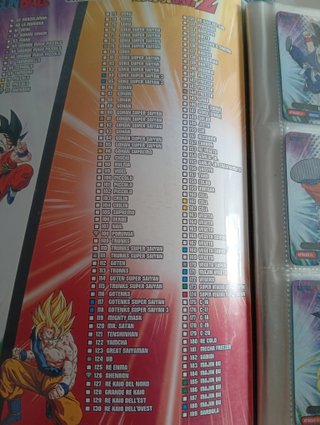 Lamincard Dragon Ball a scelta