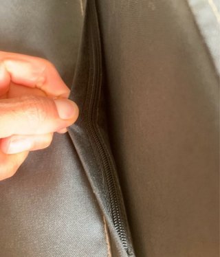 Cama para perro negra
